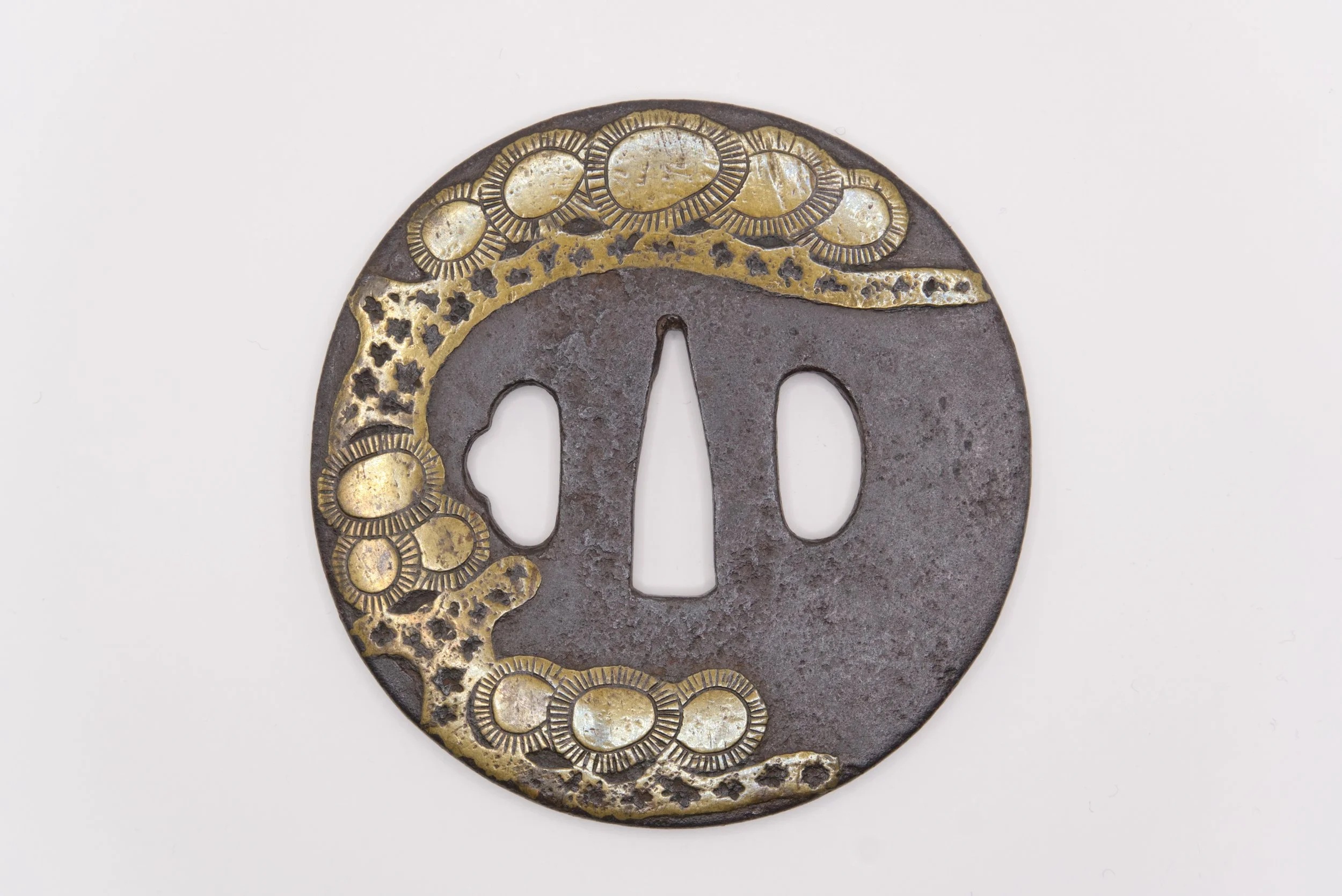 NBTHK Hozon Heianjō Zōgan Tsuba 鍔 | katana24